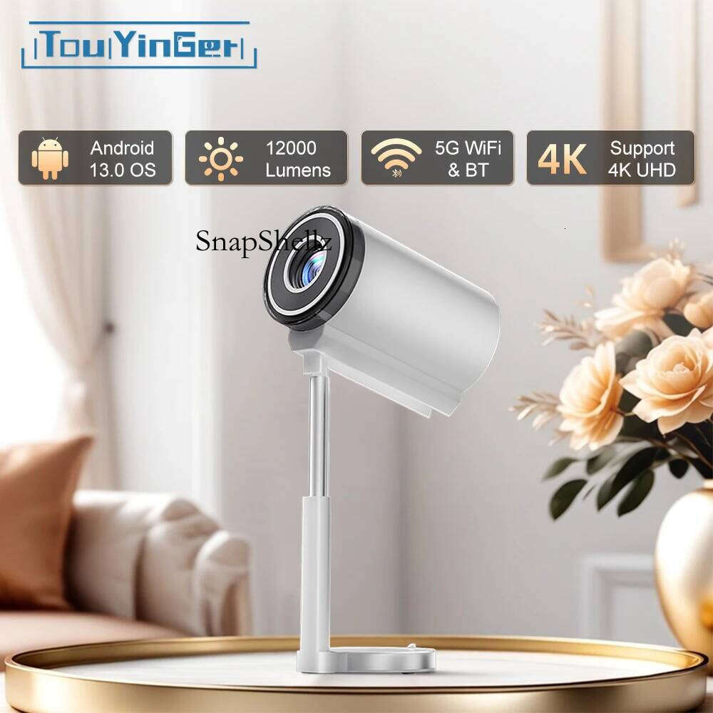 Touyinger X9 Pro Mini Native 1080P Smart 4K Android 13 Video Wifi Bluetooth Home Theater Projector