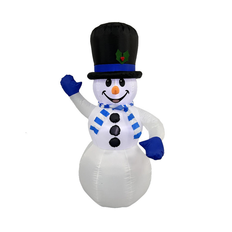 Hot Sale Factory Direct 1.8m/6FT Inflatable Snowman Christmas Supplies for Courtyard Decoration party outdoor yard garden Lawn