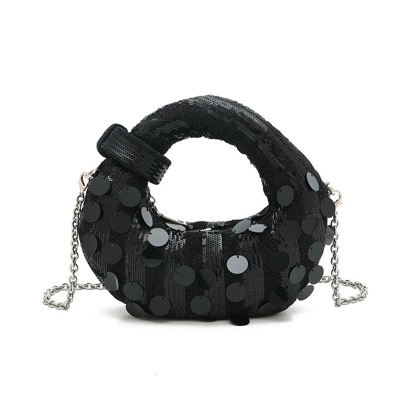 TB BHULAMTE Designer Bag Luxury Bag 2025 Circle Evening Bag Niche Design Full Diamond Dumpling Bag Handbag Women Casual Versatile Handbag Rhinestone B