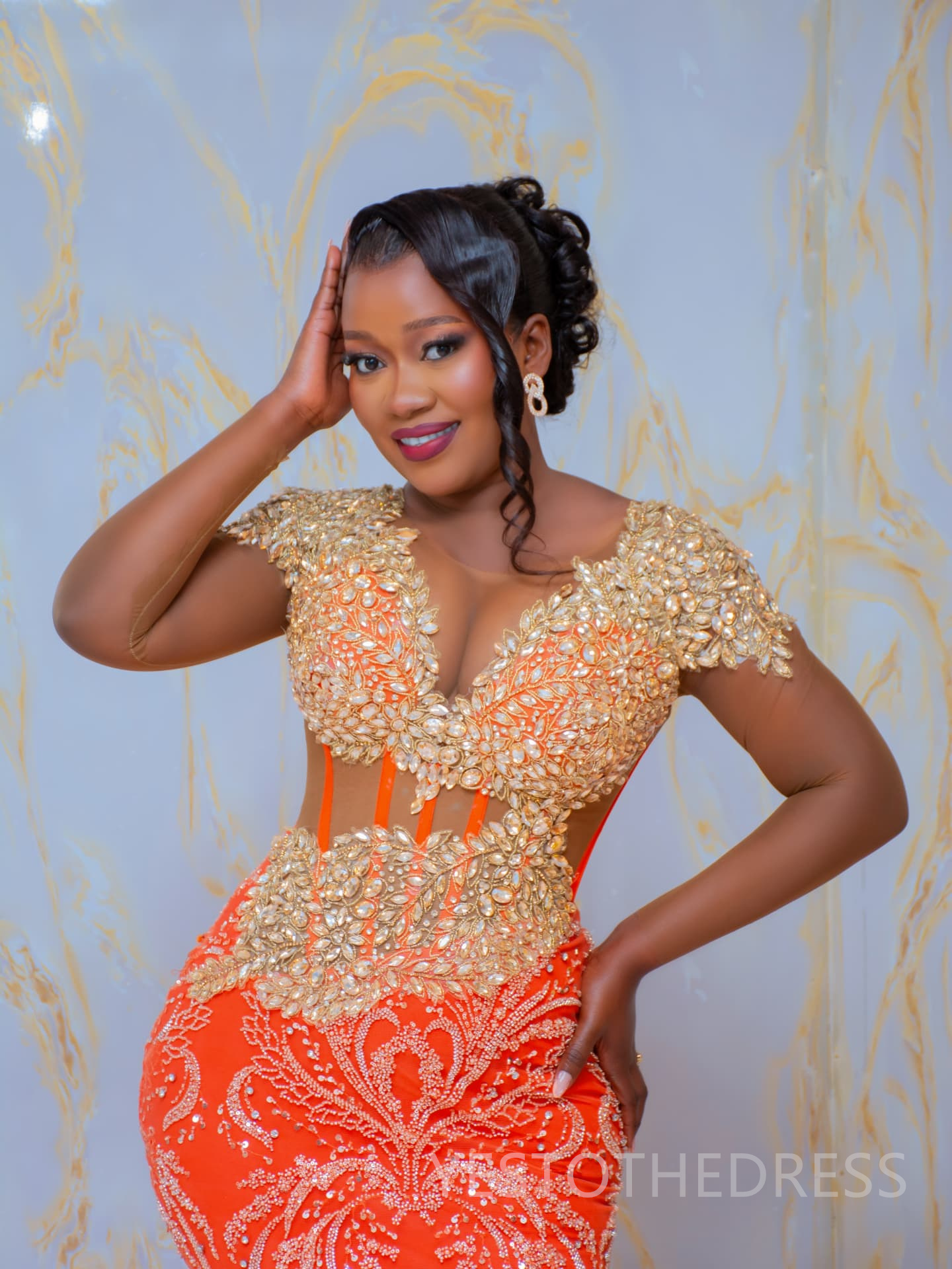 2025 Mermaid Plus Size Aso Ebi Prom Dresses For Black Women Robe De Mariee Formal Gowns Illusion Beaded Lace Sheer Neck Birthday Second Reception Gown