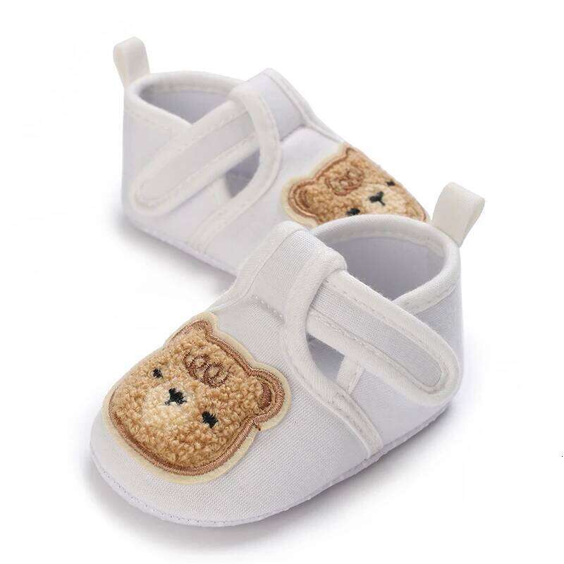 Fashionable Cartoon Bear Baby Shoes Spring Cute Soft Comfortable Casual Walking Footwear for Babies