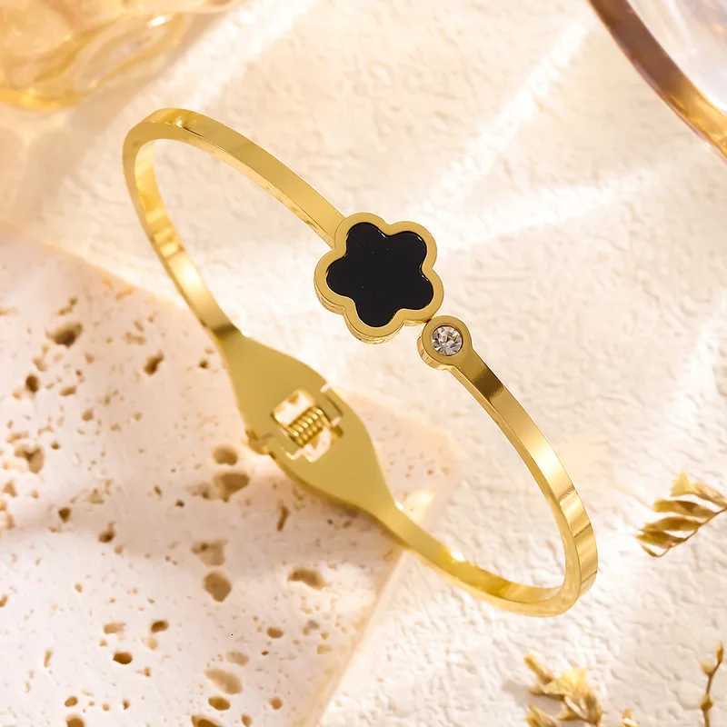 Couple Htpwe Stainl Steel Inlaid Zirconium Bracelet Gold Wen 18k Holiday Gift Bracelet Party Daily Jewelry S250912 SAD00.
