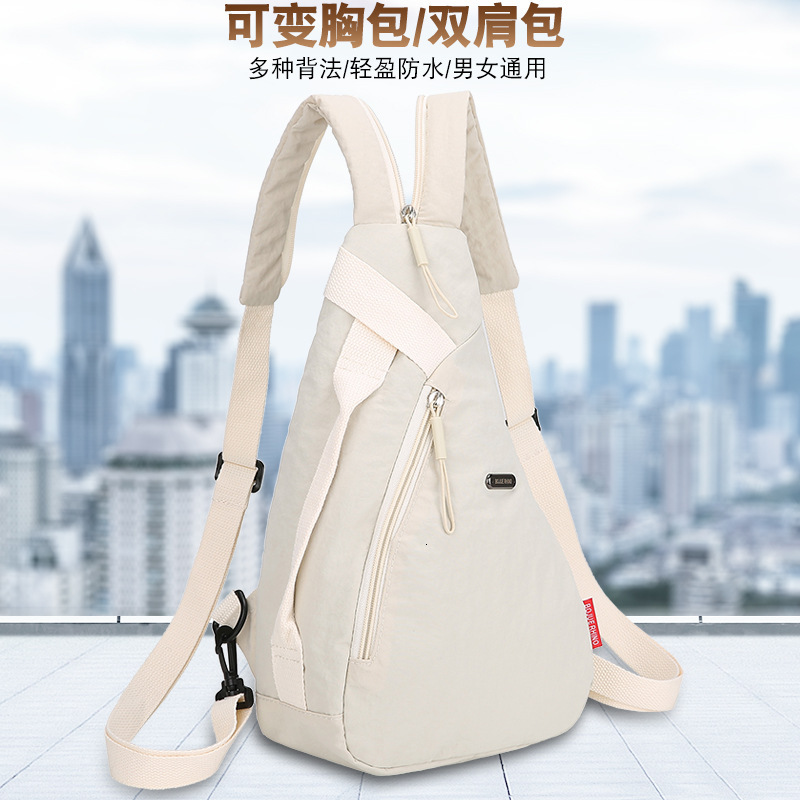 Luxury Bag Foreign Trade Unisex Hot Selling Backpack Designer Bag Fashion Simple Chest Free Shipping Casual Versatile Lightweight Sports Backpack Cros