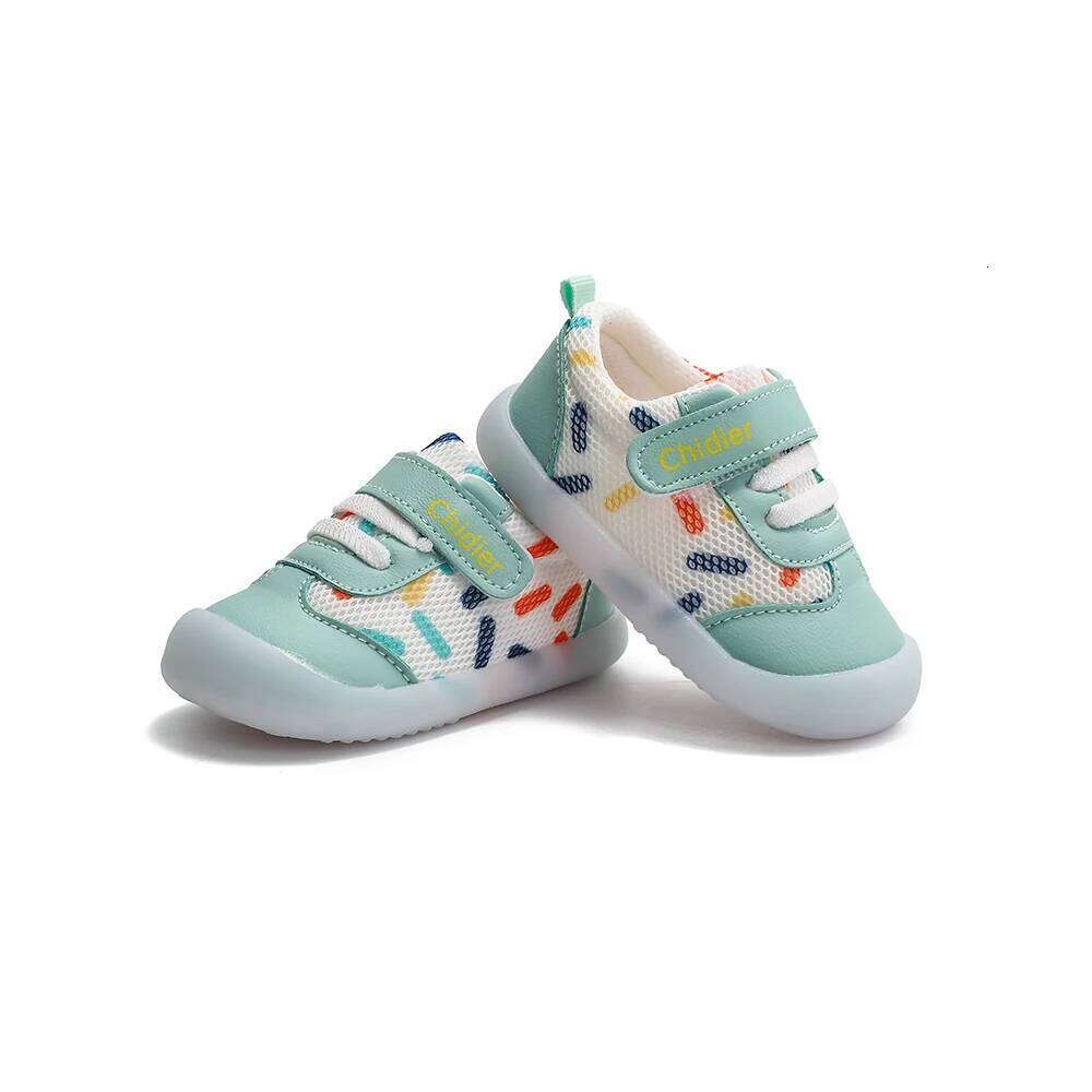 Baby Girls Boys Dot Trainers For With Rubber Soles Non-slip Anti-bumping Toes Infant Toddler Shoes
