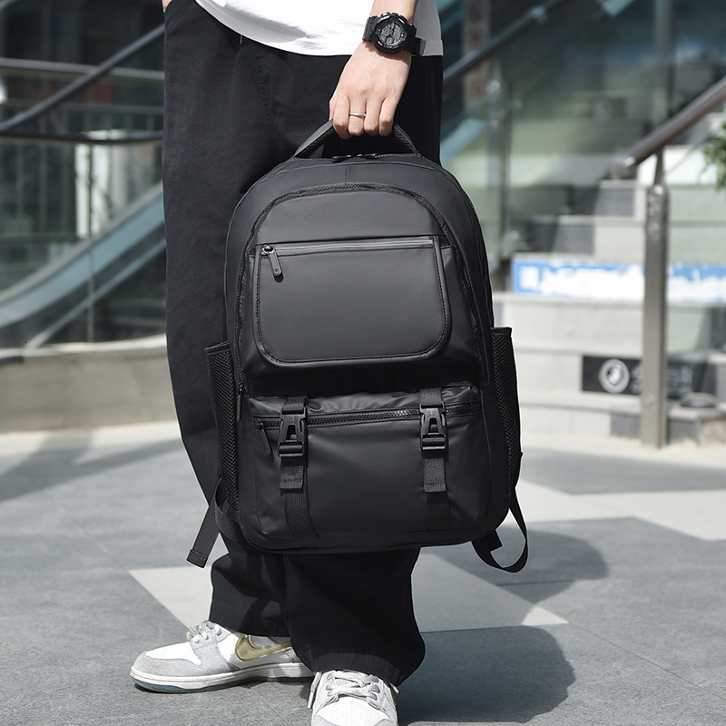 New Simple Casual Backpack For Men Large Capacity Commuter Free Shipping Laptop Backpack Outdoor Water Resistant Designer Bag Luxury Bag Travel Backpa