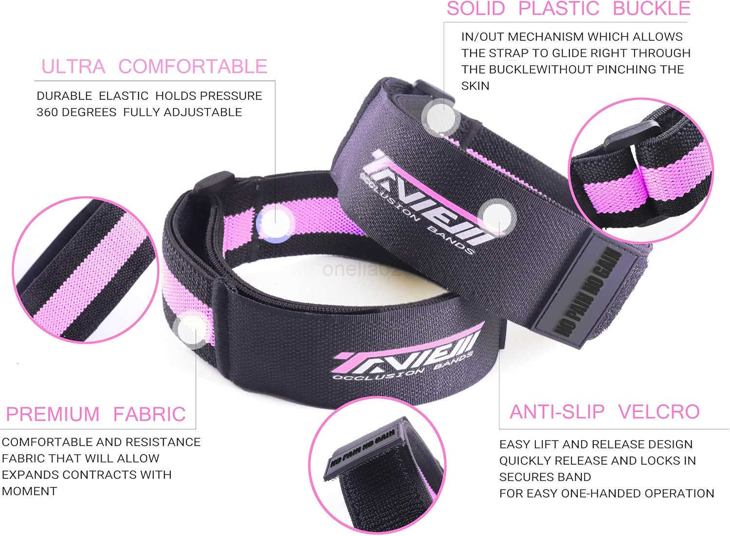 Bands for Women Glutes Hip Building Blood Flow Restriction Bands BFR Bundle Booty Bands Best Fabric Resistance Bands for Exercising Your Butt Squat Th