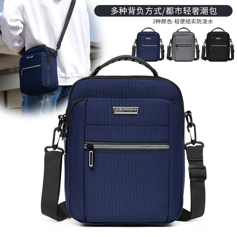 Fashion Trend Luxury Bag Street Simple Men Single Shoulder Bag Men S Bag Casual Business Large Designer Bag Free Shipping Capacity Crossbody Bag Light