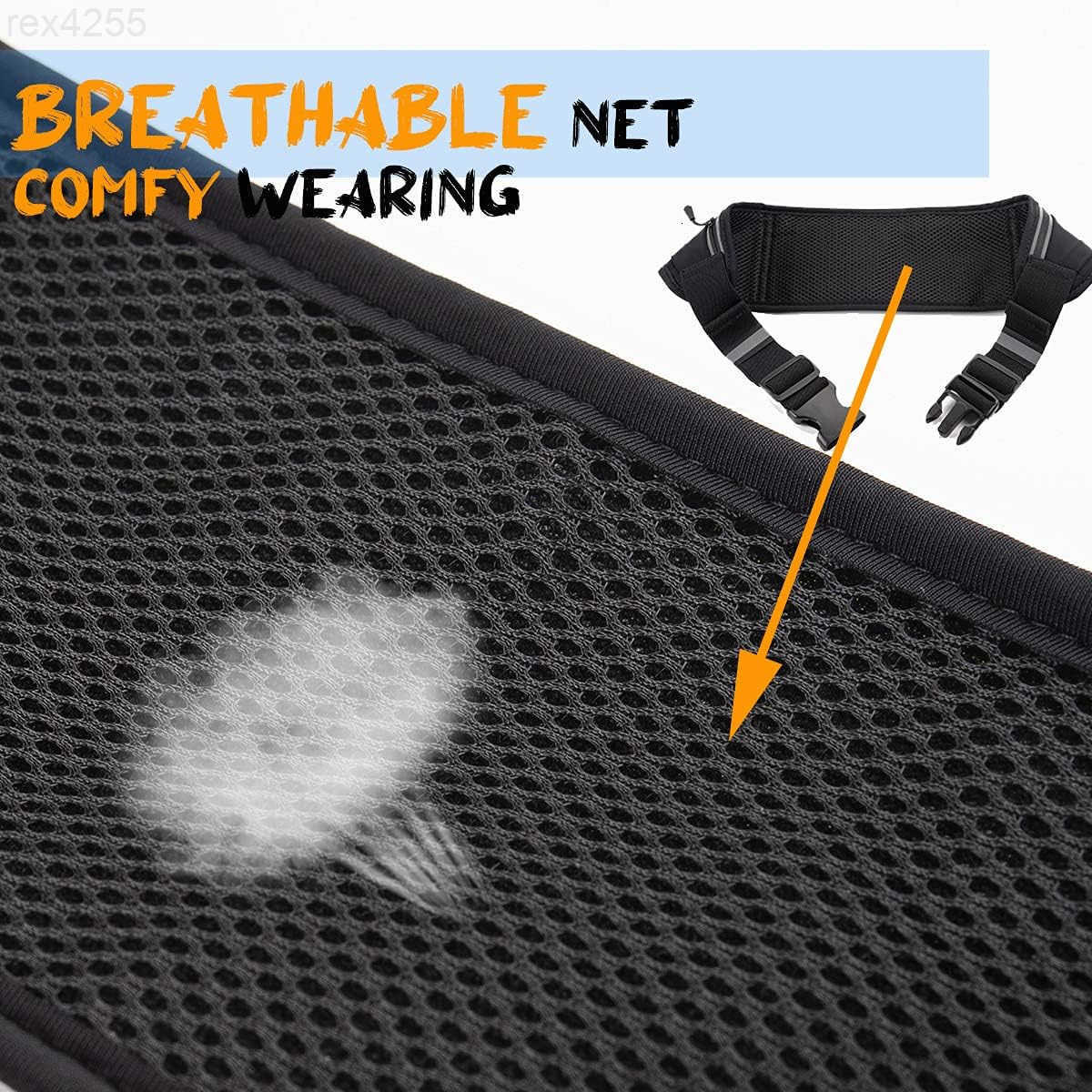 Slim Running Belt Workout Fanny Pack for Men WomenExercise Waist Pack for iPhone Holder Runner Belt for Running Walking Cycling Camping GymW250912