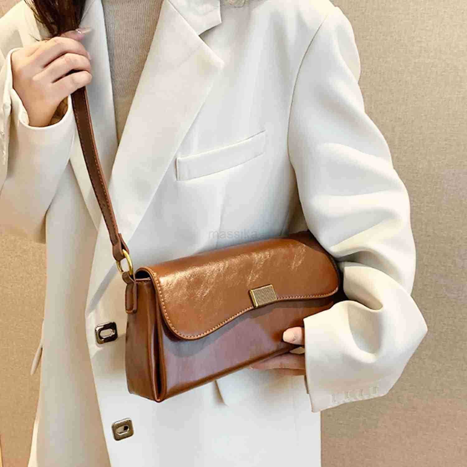 Purses for Women Vintage Shoulder Bags Womens Tote Handbags PU Leather Crossbody Bag with Adjustable Strap M250912