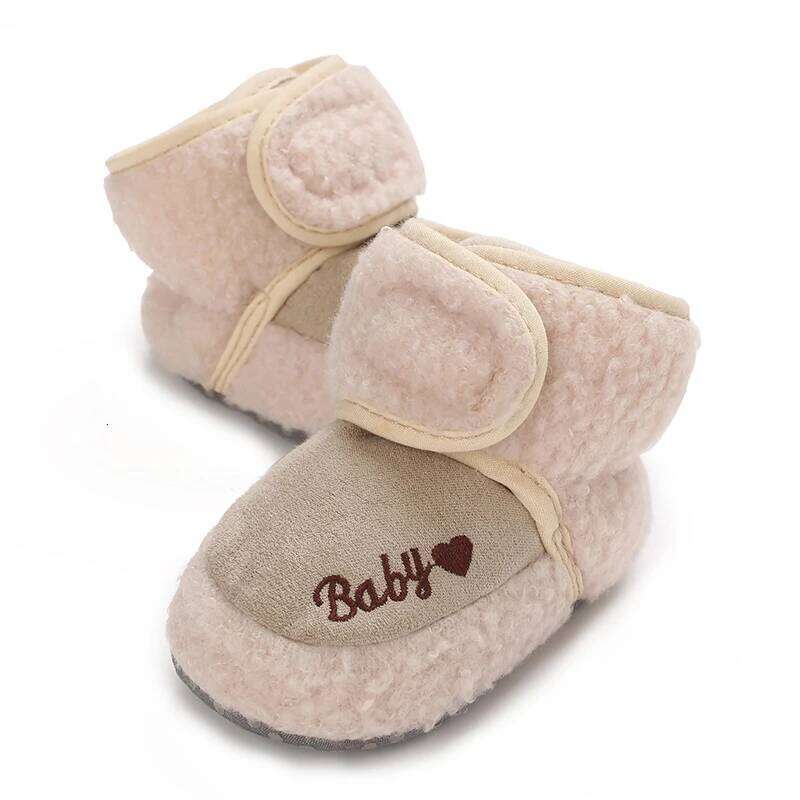 "Baby Winter Booties - Warm Plush Snow Boots for Newborns Soft Sole Crib Shoes | Cozy First Walkers 0-24M"