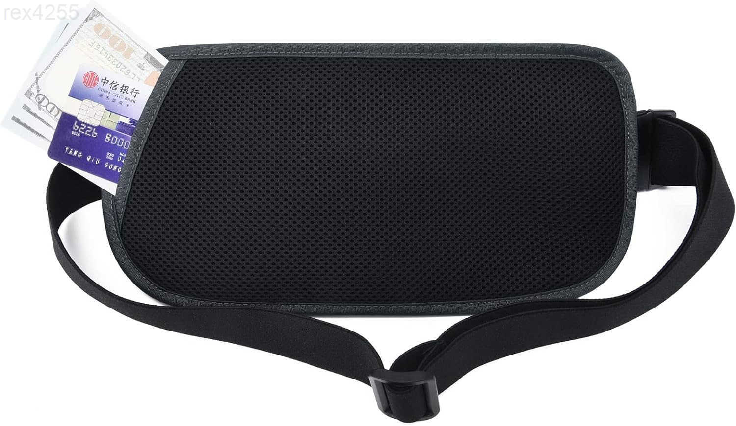 Money Belt Passport Holder Secure Hidden Travel Wallet with RFID Blocking Undercover Fanny Pack BeigeW250912