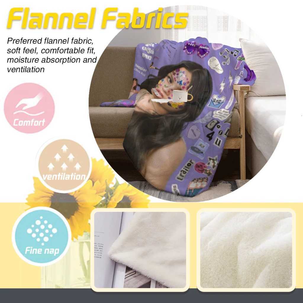 Olivia Vampire Rodrigos Sour Blanket Sofa Bedroom Bed Home Office Nap Blanket Car Travel Picnic Blankets GiftXJ250912