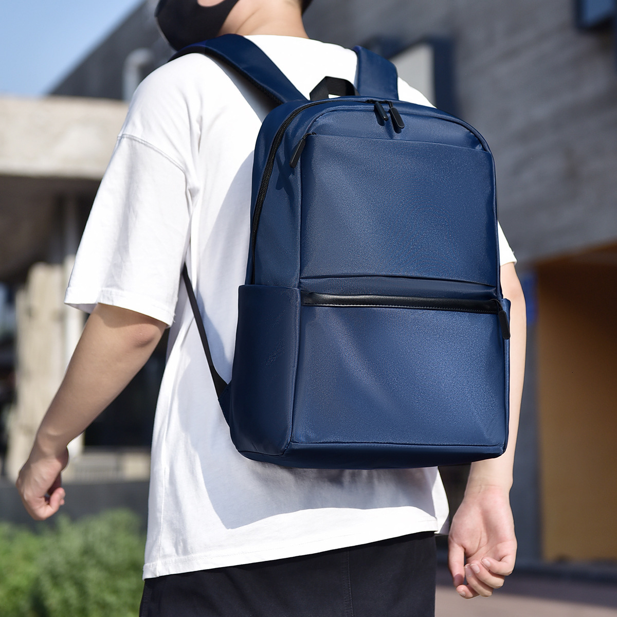 Free Shipping Men S Backpack Simple Casual Sports Commuting Travel Luxury Bag Large Capacity Designer Bag Business High School College Student Backpac