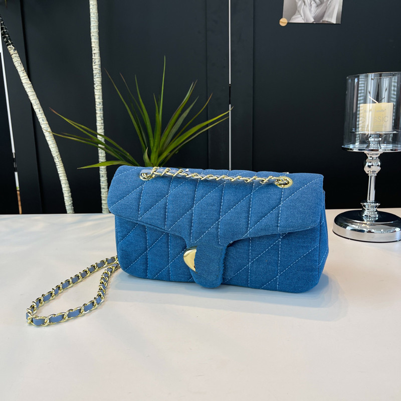 Shoulder lady designer tabby 26 bags Denim Women tote handbag purse leather baguette emed man crossbody fashion soft envelope satchel bag