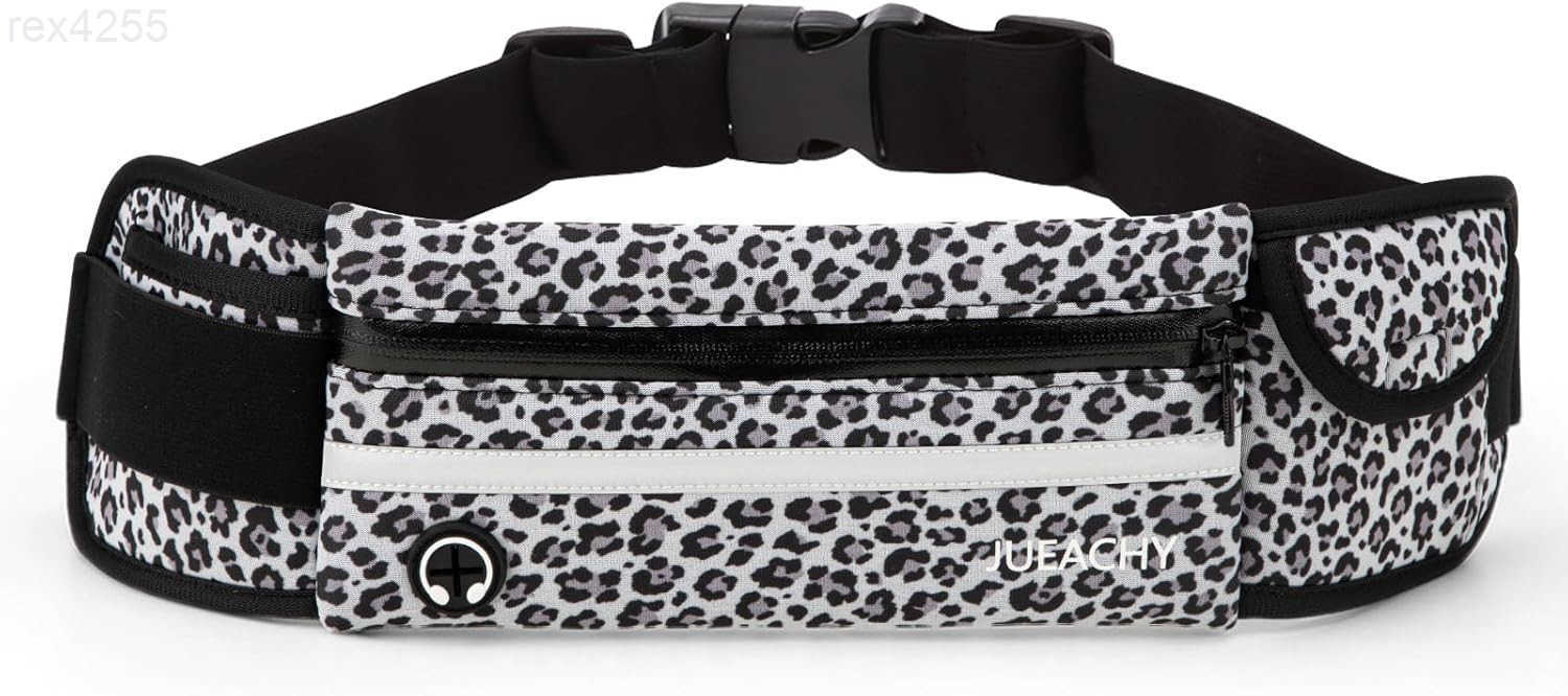 Running Belts for Women Waterproof Fanny Pack Running Waist Pouch Phone holder Adjustable Sports Money Belt with Headphone PortW250912