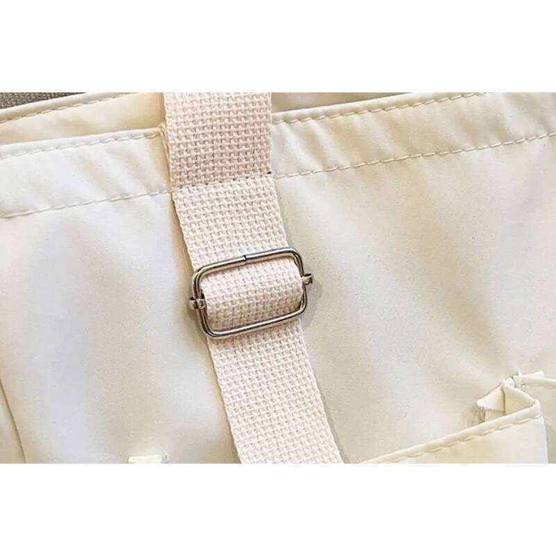 Waterproof nylon large capacity, lightweight, multi-functional women's one-shoulder crossbody bag, student class tutor