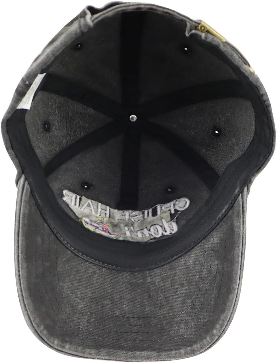 Cruise Hair Don't Care Hat for Men Women, Funny Adjustable Cotton Embroidered Captain Sailing Baseball Cap