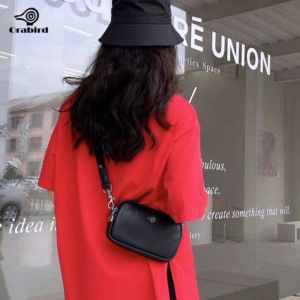 Orabird Crossbody Bag for Ladies Mini Mobile Phones Purses Soft Genuine Leather Fashion Small Cute Shoulder Handbag