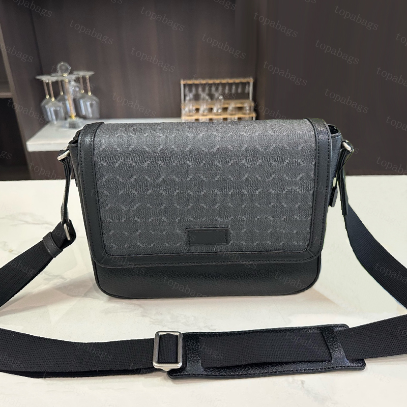Mens fashion messenger bags outdoor hobo crossbody bags canvas and real leather classic vintage shoulder bag