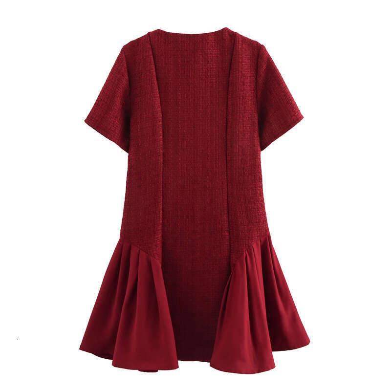 DHEssentials Spring New Dress for Women Slim Fit Casual Little Chanel Style Unique Design Versatile