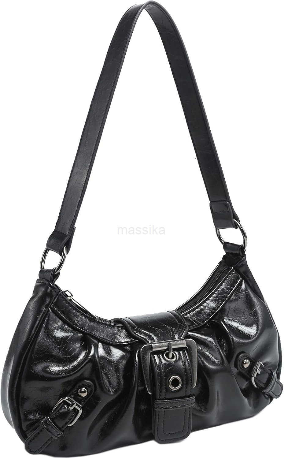 Shoulder Bag for Women Top Handle Handbag Purse Y2K Hobo Clutch Small Punk Purse Trendy M250912