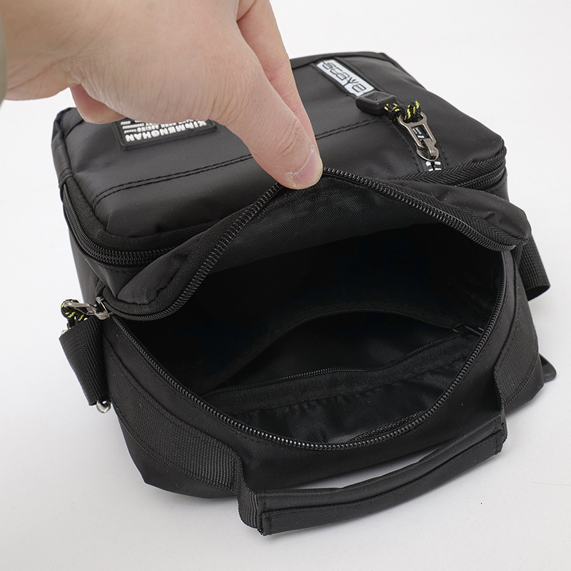 Foreign Trade Casual Business Single Shoulder Bag Men S Outdoor Simple Luxury Bag Multi Layer Crossbody Designer Bag Bag Portable Free Shipping Commut