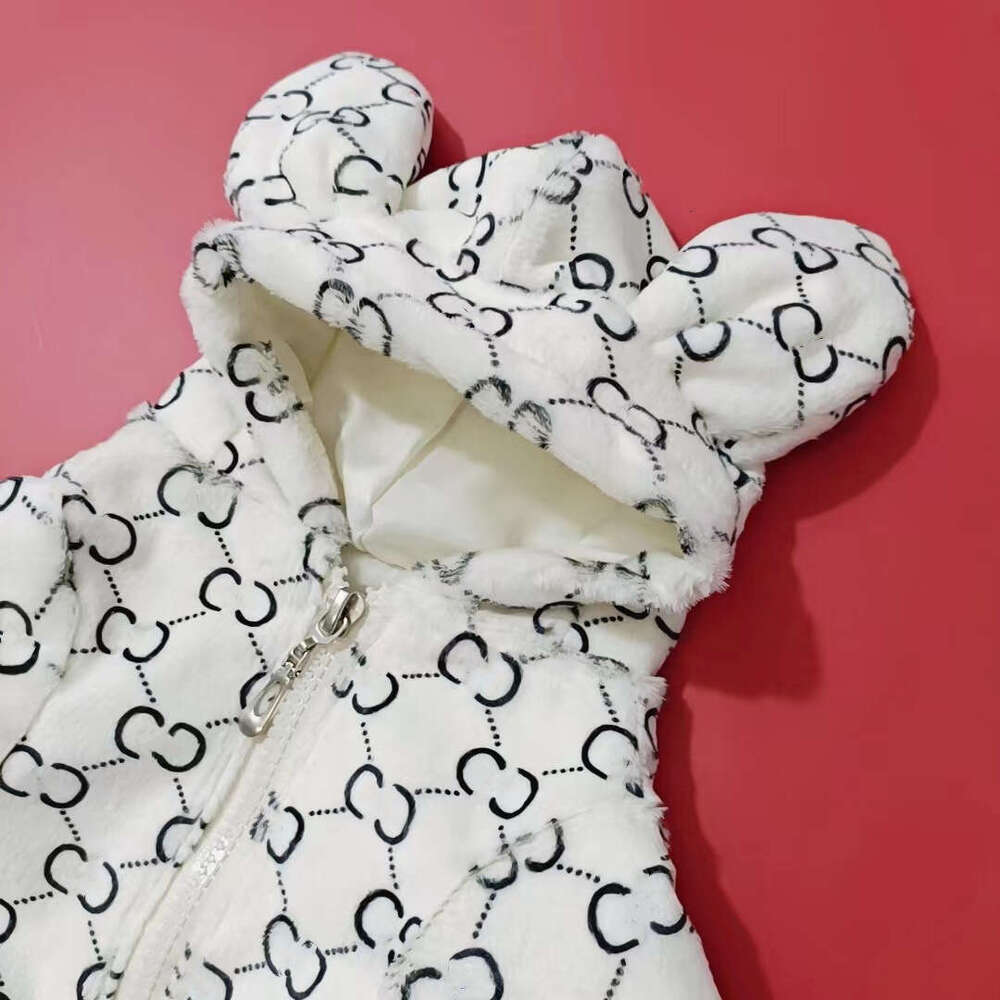 Designer Pet Dog Fur Hooded Classic Rabbit Hat Autumn and Winter Thickened Coat Fadou Bears corgi Cute Fashion Jacket White Pink brown Free shipping