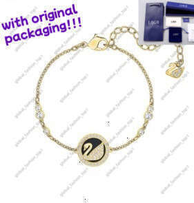 swarosvski bracelet Designer Jewelry Family Goose Pendant bracelet Pearl Splicing Swan Bracelet Black and White bracelet Colorful diamond bracelets 01c