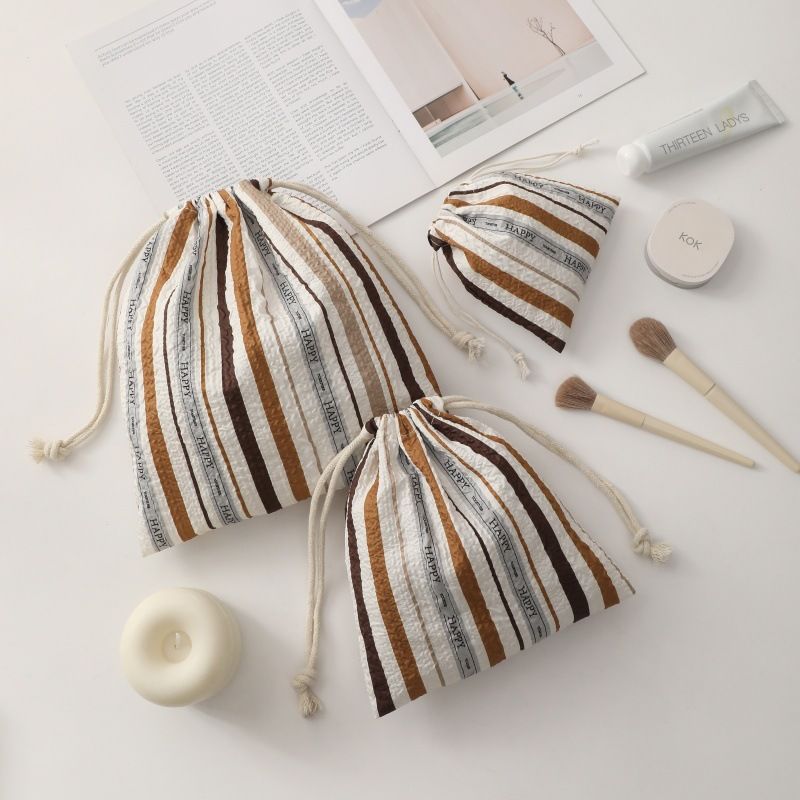 111-201Solid color cosmetic bag women's large capacity travel storage bag