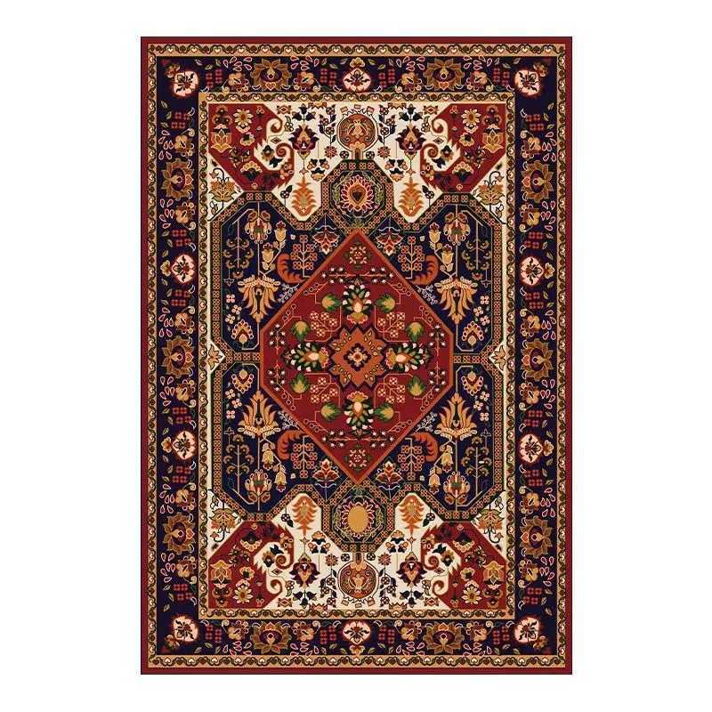 Retro Europe Bohemia Persia Style Carpet Living Room Sofa Bedroom Study Kitchen Entrance Door Mat Nonslip Luxury Decor Rug C250912
