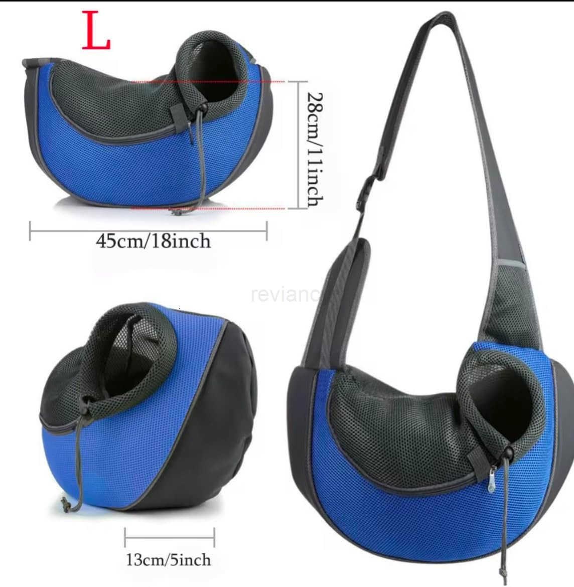 Pet Sling Carrier for Small Dogs Mesh Shoulder Bag with Adjustable Strap Small and Large Sizes and 8 Colors to Choise RoseBlackYellowLight BlueredBlue