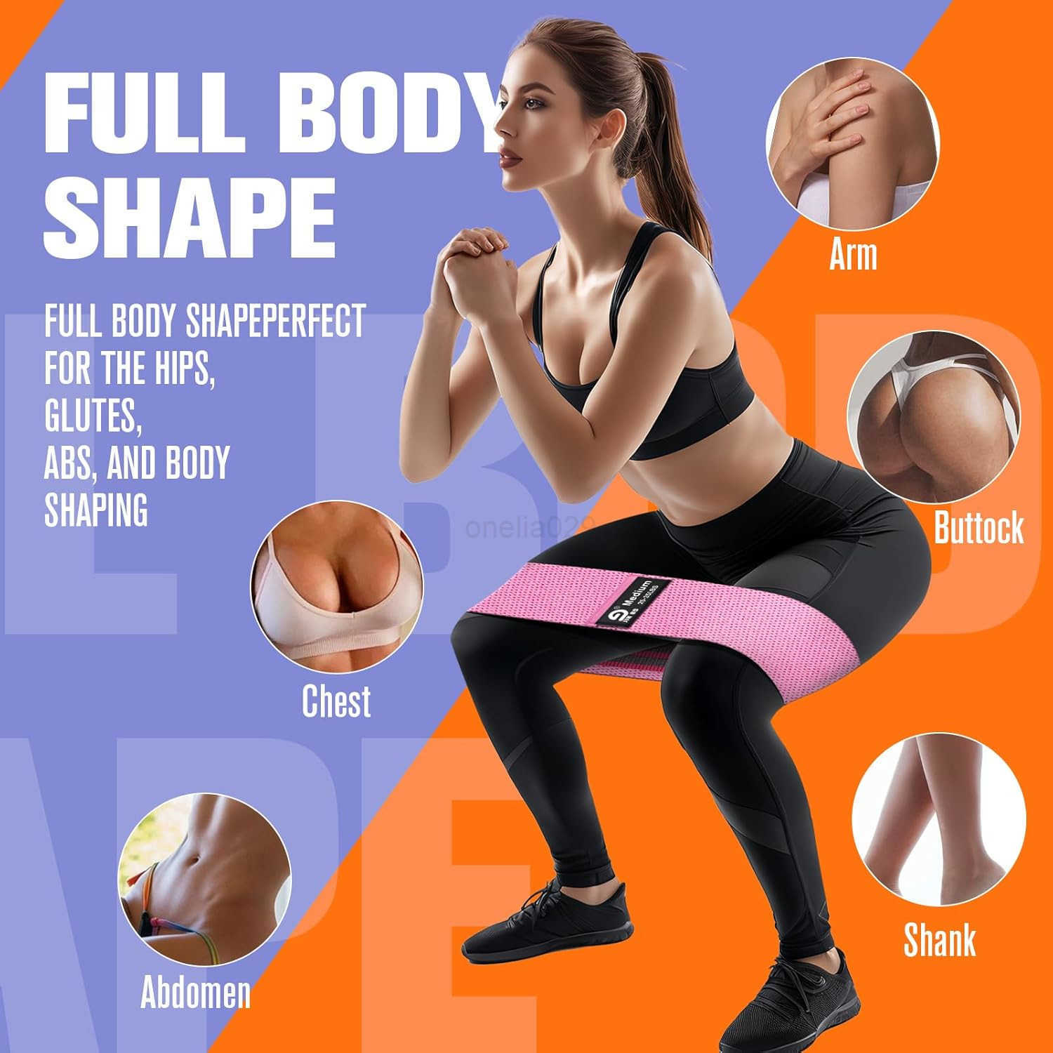 Fabric Resistance Bands Set Booty Bands for Legs Glutes 3 Resistance Levels NonSlip Workout Bands for Women Men Ideal for Yoga Pilates Fitness and Hom