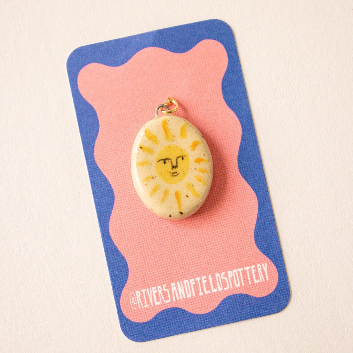 New Fashion Simple Elegant Oval Series Tomato Flower Pendant DIY Copper Plated 14K Gold Color Retention