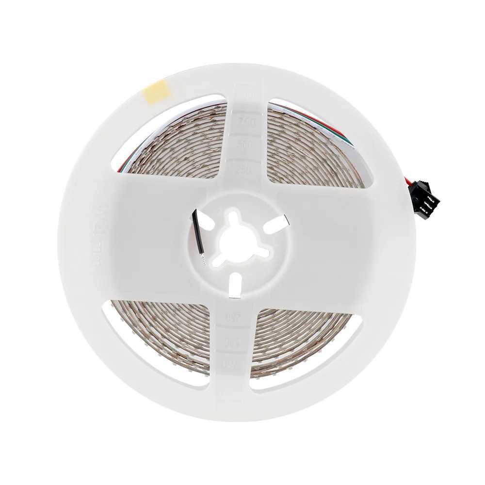 27mm Super Thin Led Strip Lights 2812b RGB Strip Dream Color DC5V12V Flexible Diode Decor Room Pixel 160LEDs C250912