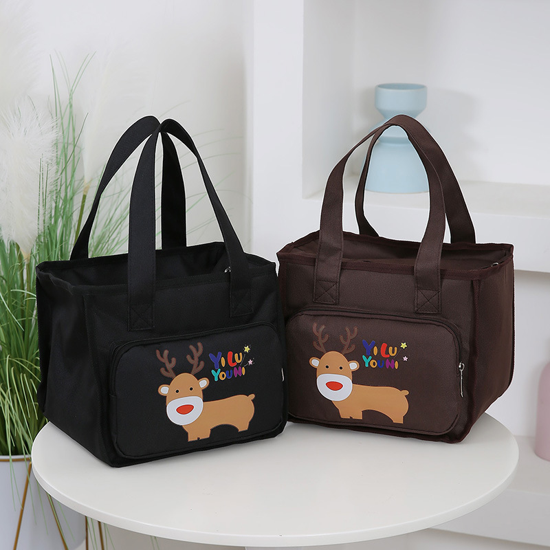 Large Capacity Simple Office Worker Student Versatile Luxury Bag Lunch Box Free Shipping Bag Office Worker Bento Bag Designer Bag Thickened Insulated 