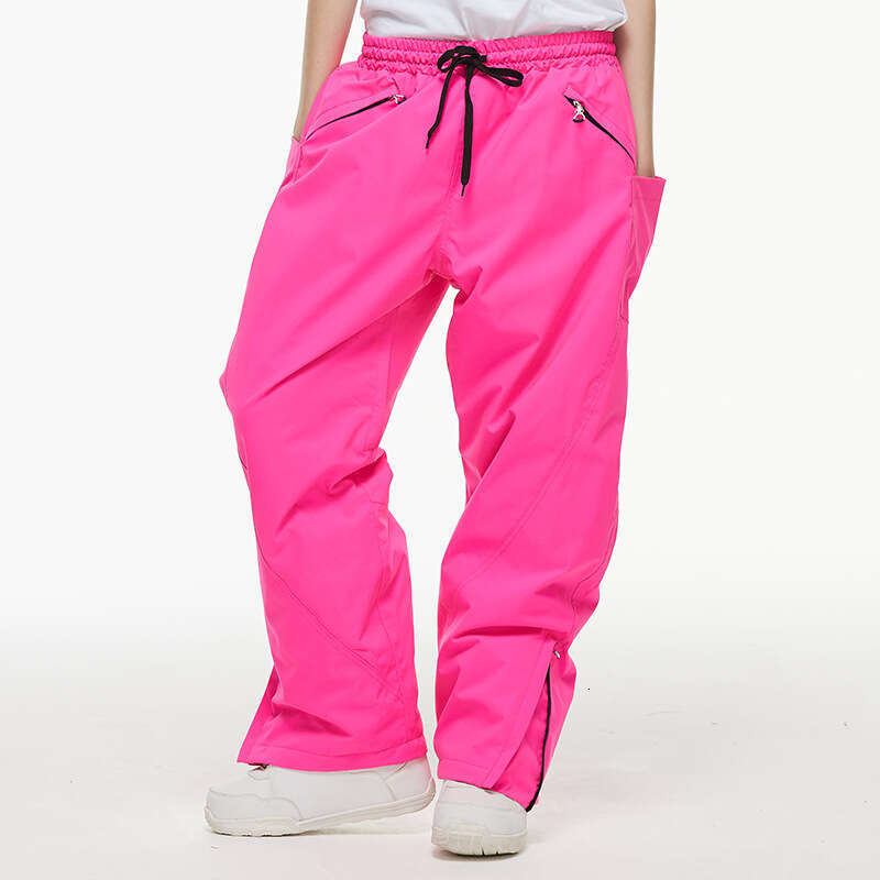 Snow Winter Men's And Women's Waterproof Skiing Pants Warm Breathable Snow Female Trouser Outdoor Snowboardwear Male Pants