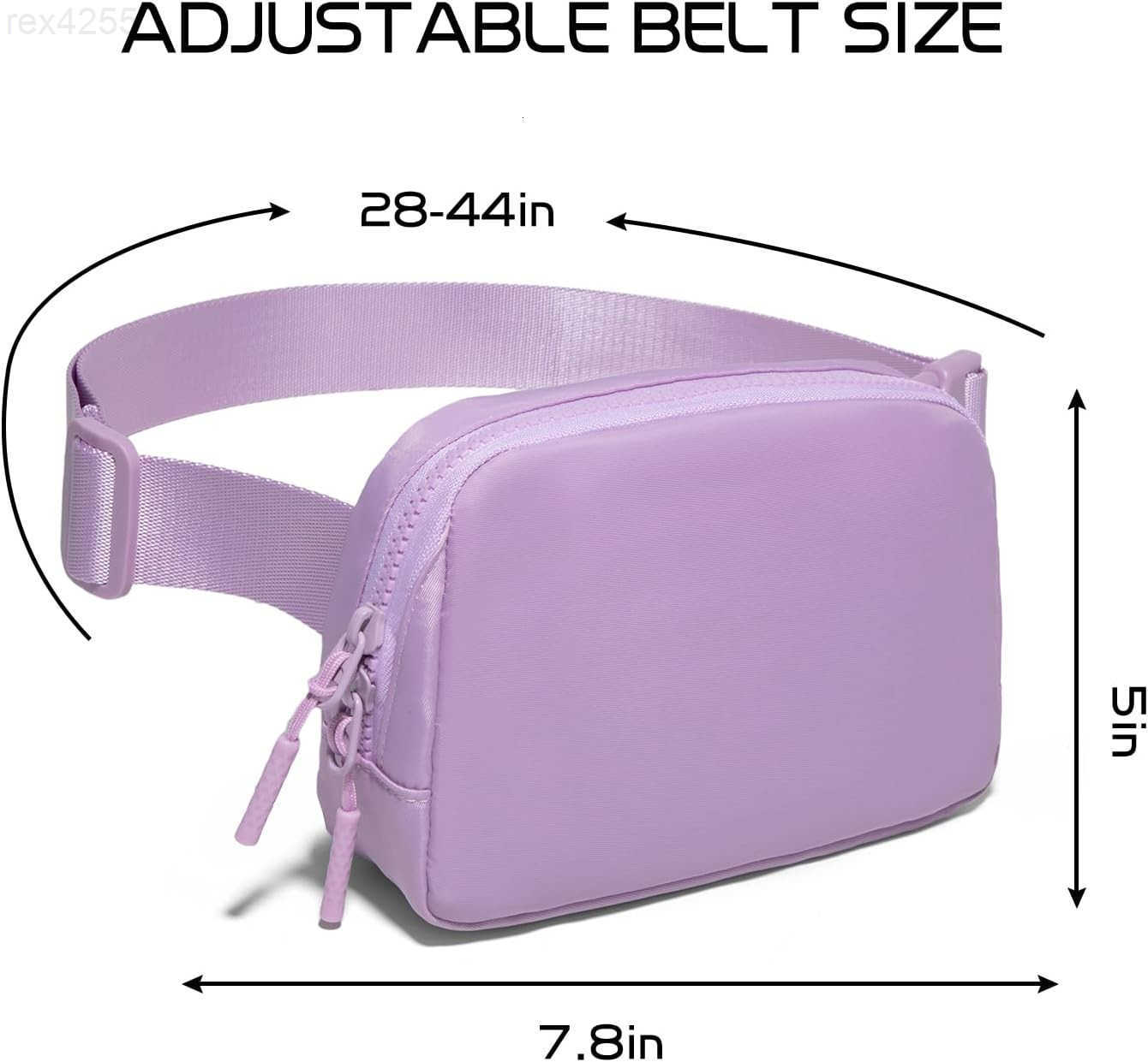 Belt Bag Fanny Pack Crossbody Bags for Women TwoWay Zip Closure Fashion Waist Packs with Adjustable Strap Gifts for Teenage Girls Sister Gifts Trend S