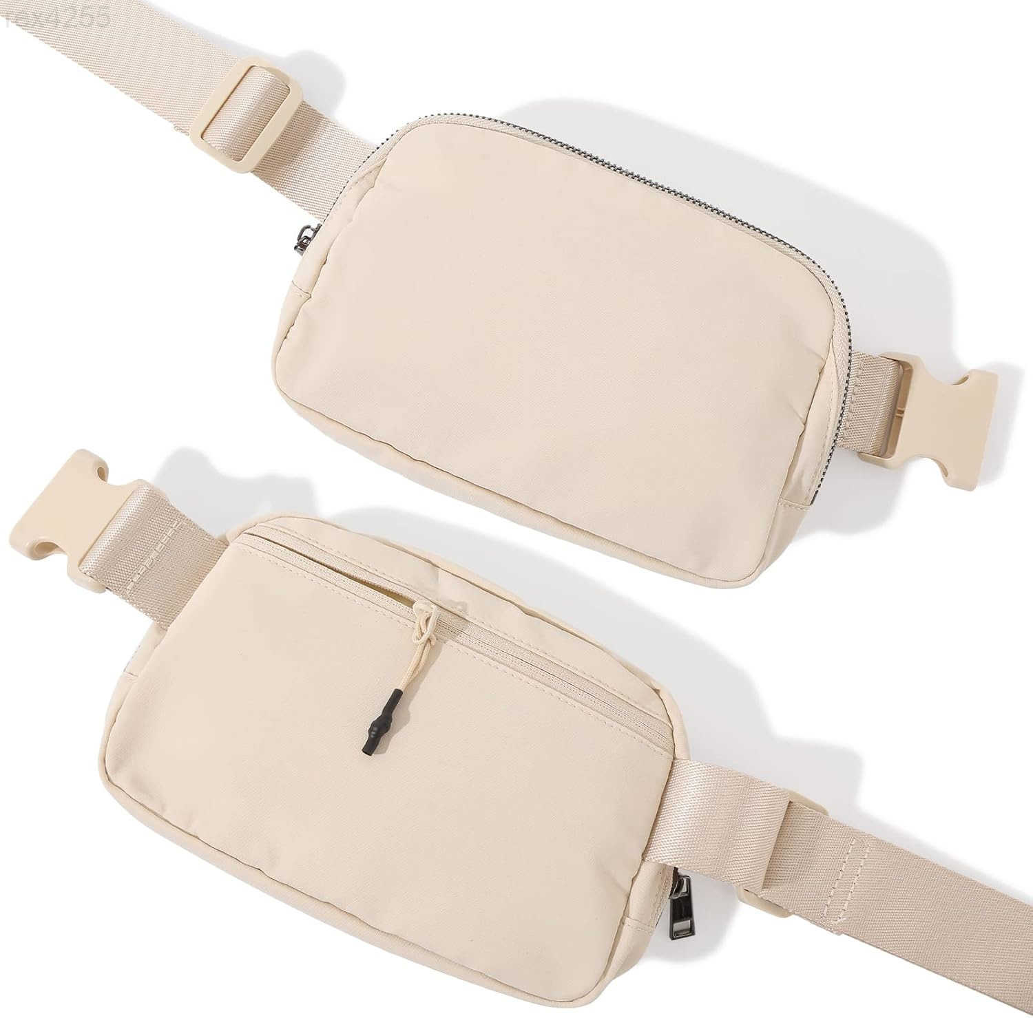 Belt Bag Fanny Pack Crossbody Bags for Women Men Everywhere Water Resistant Waist Packs BeigeW250912