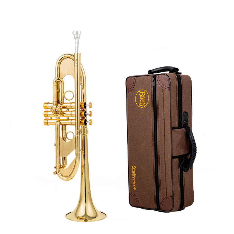 Professional TR700 Bb Trumpet Brass body Gold-Plated B Flat Trumpet Professional Performance Brass Musical Instrument with Brass Body for High-Quality Sound