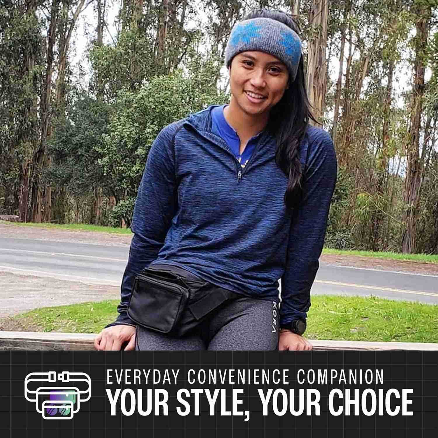 Fanny Pack Belt Bag I Mens Fanny Packs for Women Fashionable Crossbody Bag Bum bag Waist Bag Waist Pack Hands Free for Hiking Halloween Running Travel