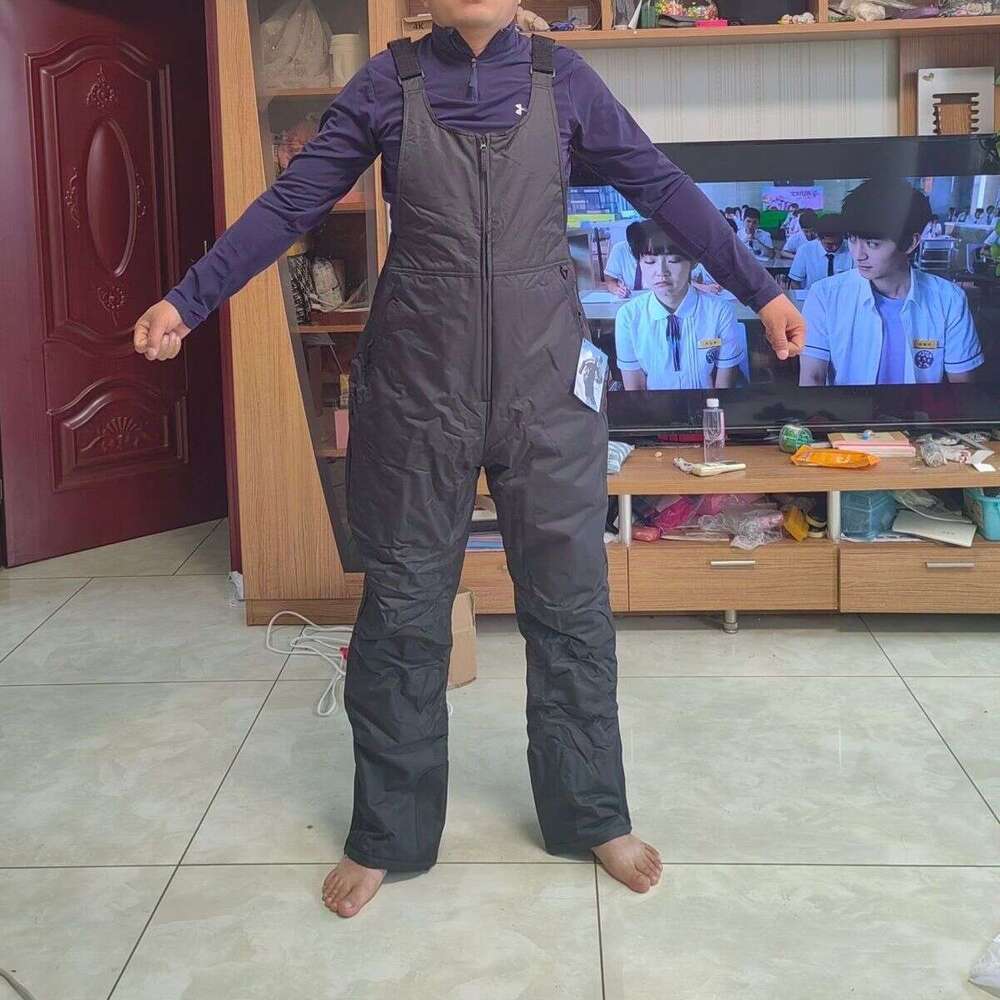 Insulated Ski Pants Overalls Ripstop Warm Insulated Snowboard Overalls Comfortable Snow Bibs Ski Pants For Men & Women