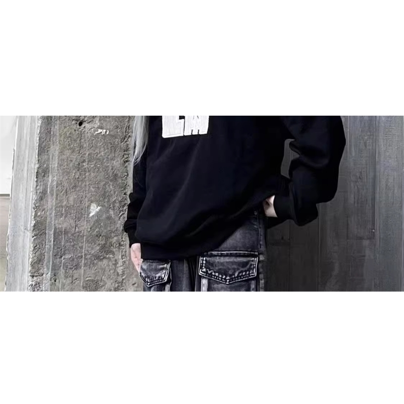 Autumn Winter Womens Denim Cargo Pants Harajuku Y2K Japanese Baggy Grunge Jeans Wide Fit Men Punk Goblin Core 250911