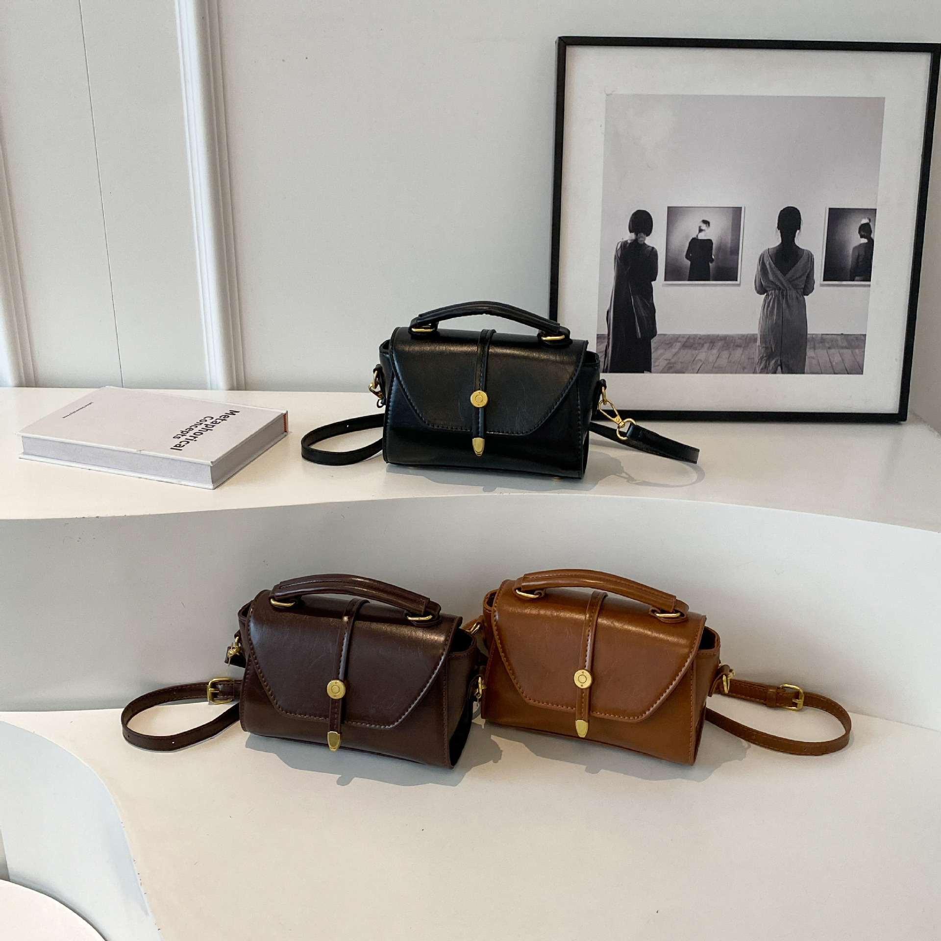 TB BHULAMTE Designer Retro Women's Bag 2025 New Fashion Small Square Bag Fashion Handbag Multi Functional Luxury Bag Crossbody Bag Multi Compartm