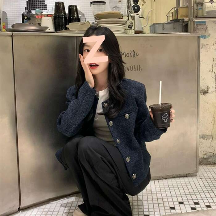 DHEssentials French Style Elegant Little Chanel Coat for Women 2025 Autumn High-end Super Beautiful Petite Short Cardigan Top Trendy