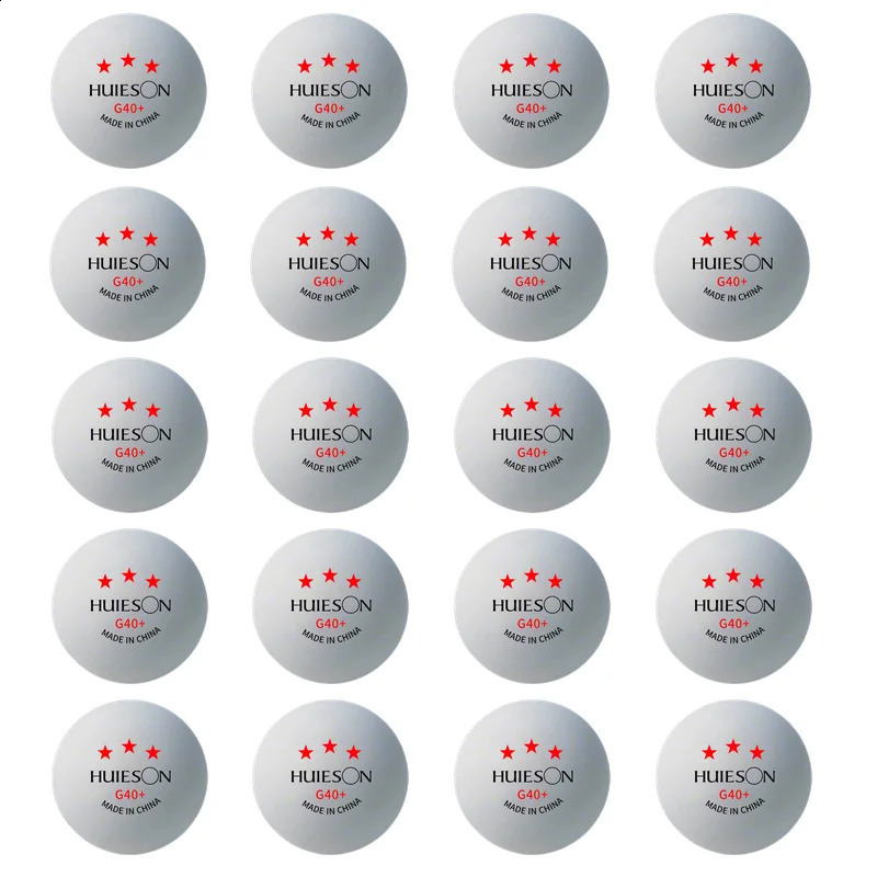 HUIESON 3 Star Ping Pong Balls G40 ABS Plastic Table Tennis Training Ball 40mm 28g for Robot Multiball 250912