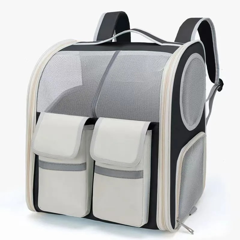 Pet backpack suitcase for delivery, cat outdoor travel suitcase Pet Box multi-purpose dog luggage, wholesale