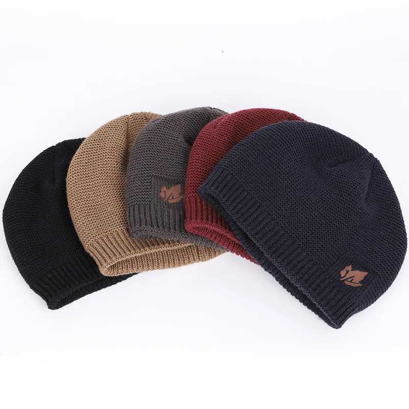 2023 New winter knit hats mens and wens outdoor warm thickening plus velvet loose s Sklies brand winter ski ma bone G250910