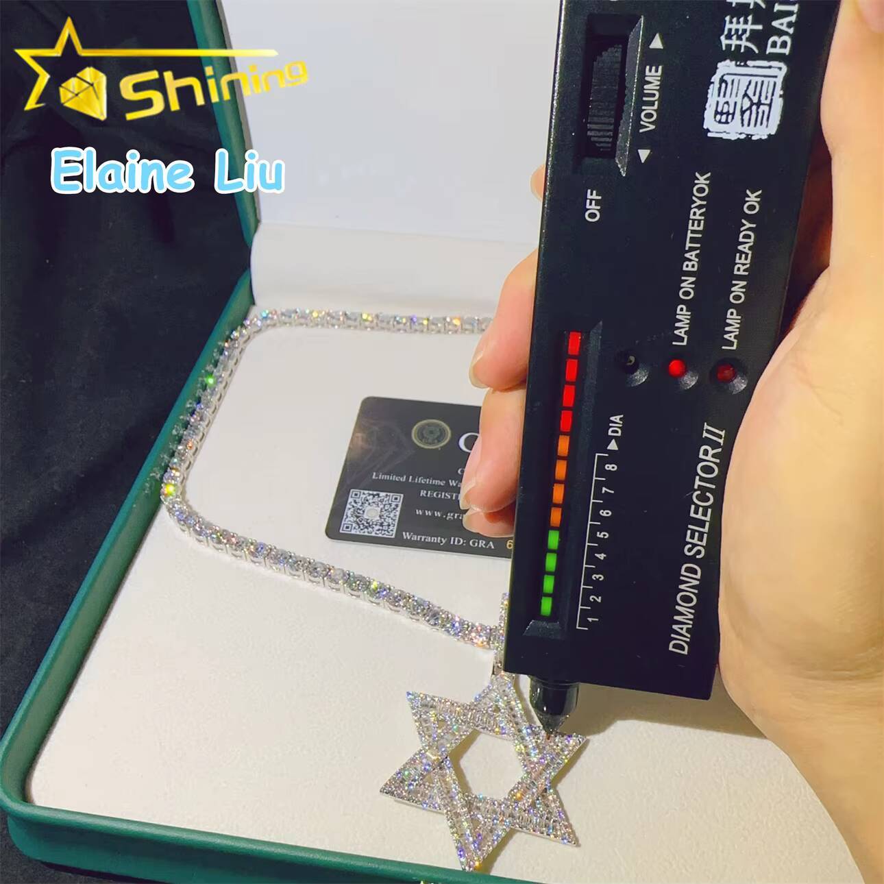 925 Sterling Silver Custom Pendant D Color VVS Moissanite Hip Hop Jewelry Iced Out Hip Hop Pendant