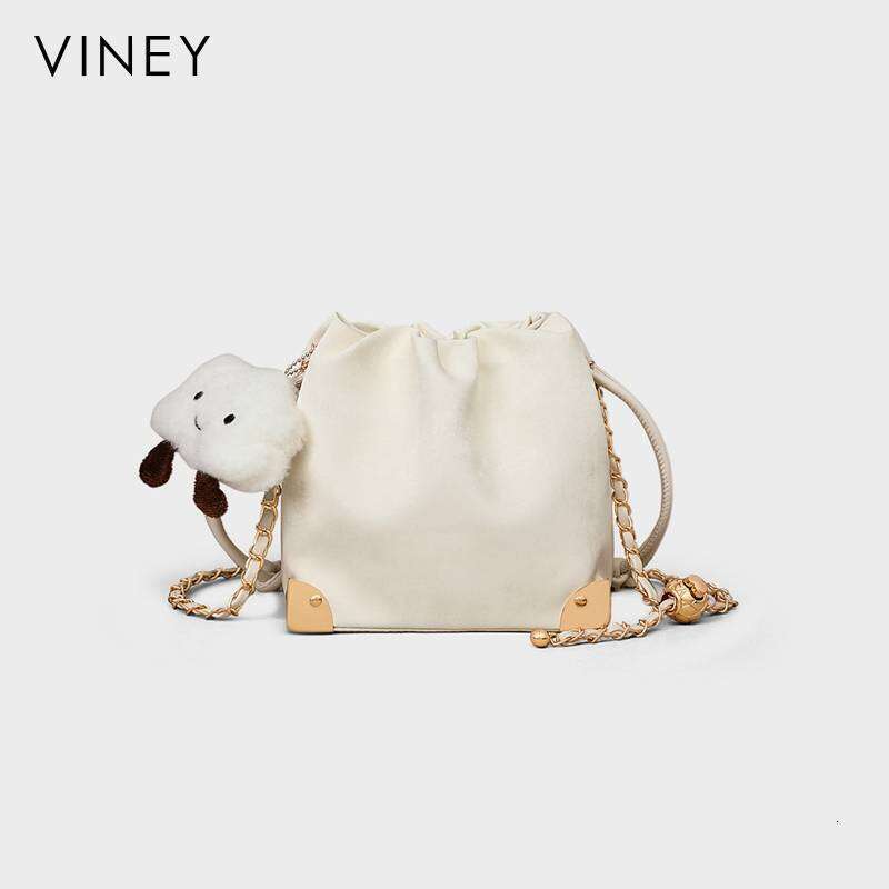 VINEY Bucket Bag For Women, 2025 New Summer Crossbody Bag, Cute And Niche, Single Shoulder Chain, Stylish Woman Box Packaging