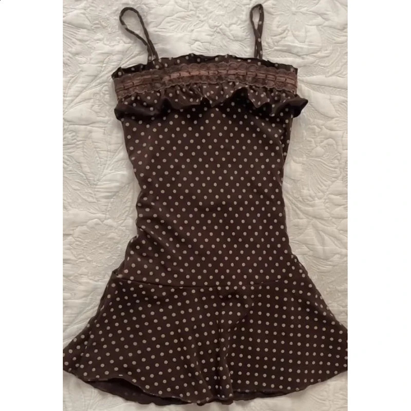 Y2K Dress Frock Hip Hop Grunge Goth Streetwear High street Pleated skirt Kawaii Unique Summer Cool Chic Dark style Jersey dress250911